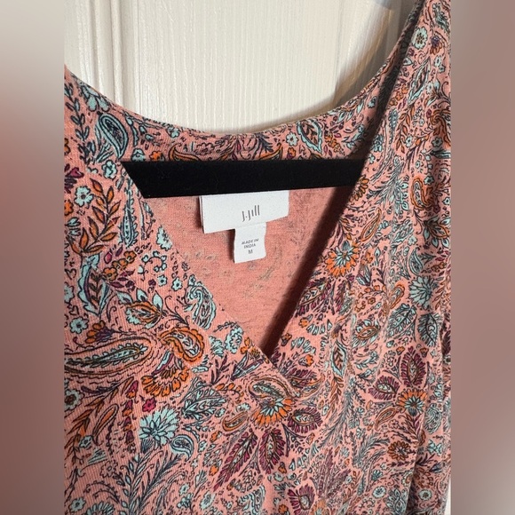 J. Jill Paisley Sleeveless Dress | Size Medium | Effortless Everyday Style - Picture 2 of 9